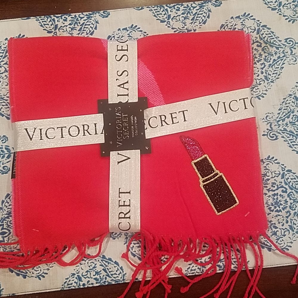 Victorias secret full size scarf lipstick red